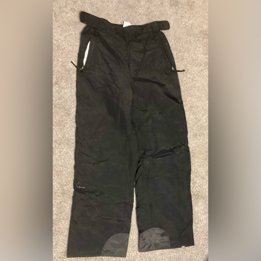 Head Black Pants with Durable Fabric